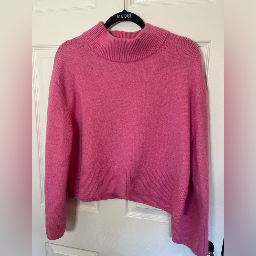 J Crew chunky crewneck sweater in Supersoft yarn